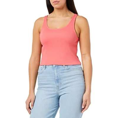 Afbeelding van ONLY Dames Onlnessa S/L Short JRS Top, Calypso Coral, S