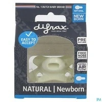 Afbeelding van Difrax Fopspeen Uni Crème Newborn