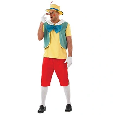 Afbeelding van Fun Shack Houten popkostuum voor Heren