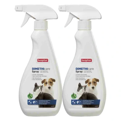 Afbeelding van 2x Beaphar DIMETHIcare Spray Hond&amp;Kat 500 ml