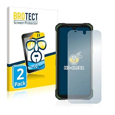 Afbeelding van BROTECT (2 Stuks) Schermbeschermer voor Doogee S86 Pro Screen Protector Transparant