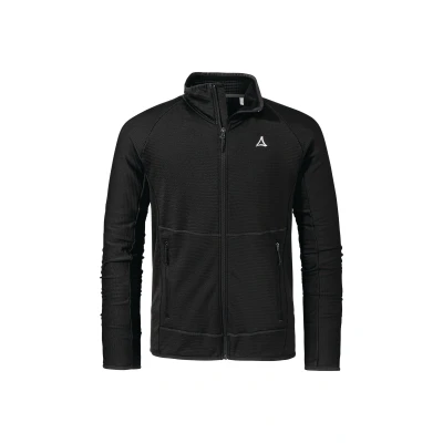 Afbeelding van Schöffel Cascata MNS Fleecejack voor heren, lichte fleecejas met opstaande kraag van 2 weg stretch, warme outdoorjas buitenzakken