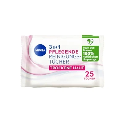 Afbeelding van Nivea Visage voedende reinigingsdoekjes 25 stuks 3in1