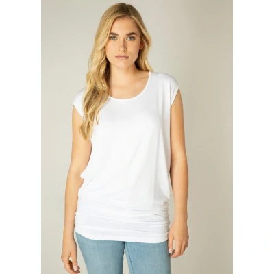 Afbeelding van Base Level basic T shirt Yelitza wit