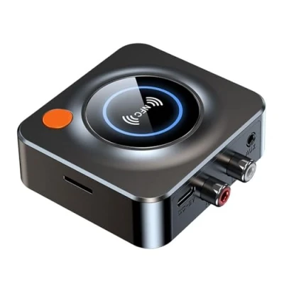 Afbeelding van eppfun draadloze Bluetooth 5.1 Audio Ontvanger, adapter met NFC+ 3.5mm en RCA Output naar Speakers