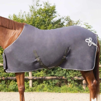 Afbeelding van Qhp Zweetdeken Ornament Grijs