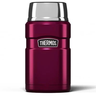 Afbeelding van Thermos Voedselfles, roestvrij staal, framboos, 710ml