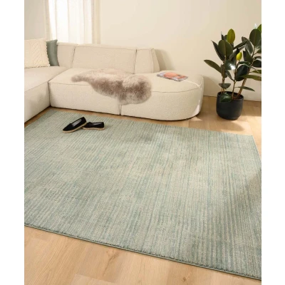 Afbeelding van Tapijt/Vloerkleed Strepen Fancy Lines Mintgroen 200x300 Cm