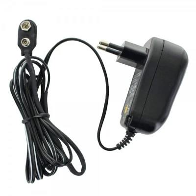 Afbeelding van Universele voeding met 9 volt batterijaansluiting, perfect om klassieke batterijen of accu&#039;s te vervangen!