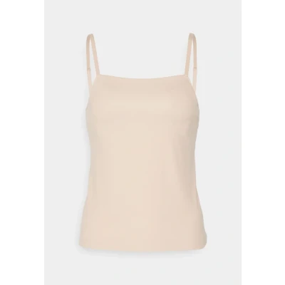 Afbeelding van ONLY Onltracy Bonded Moulded BRA Singlet Hemd, Dames, Maat: Large, Rugby tan
