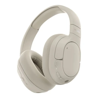 Afbeelding van Belkin SoundForm Isolate draadloze koptelefoon met hybride actieve ruisonderdrukking, Bluetooth noise cancelling hoofdtelefoon 60u afspeeltijd, diepe bas, CloudCushion oorkussens Zand