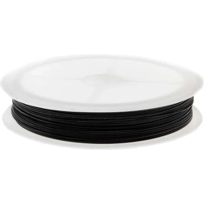 Afbeelding van Metaaldraad (0.7 mm) Black (25 meter)