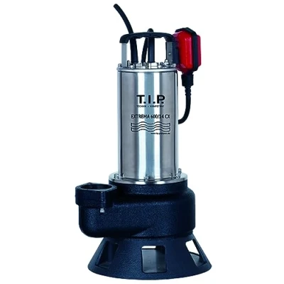 Afbeelding van T.I.P. Extrema 600/14 CX 30194 Dompelbare drainagepomp, tot 36.000 l/u debiet, opvoerhoogte max. 14 m/druk 1,4 bar, 2.200 W, vloeistoffen 50 C en kortstondig 95