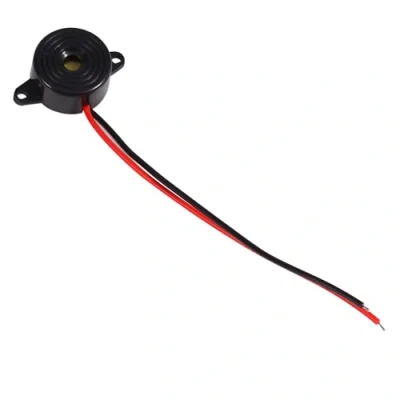 Afbeelding van 3 24V Piezo Elektronische toon zoemer Alarm Actieve Continue 85 tot 95 decibel 12VDC Kabellengte 100mm
