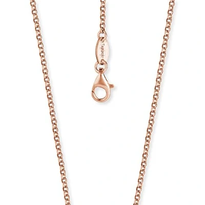 Afbeelding van Engelsrufer Damen Halskette Erbskette aus rosévergoldetem 925er Sterlingsilber, Stärke 2,1 mm, Länge 42cm, Karabinerverschluss, nickelfrei, ERN 42 R