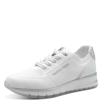 Afbeelding van MARCO TOZZI MT Soft Lining removable insole Dames Sneakers WHITE COMB MAAT 36