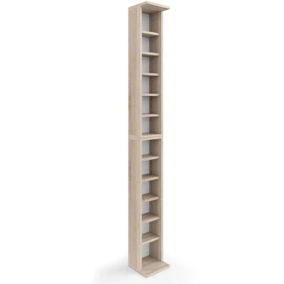 Afbeelding van Vicco CD Rek, Sonoma, 21 x 183.6 cm Set van 2
