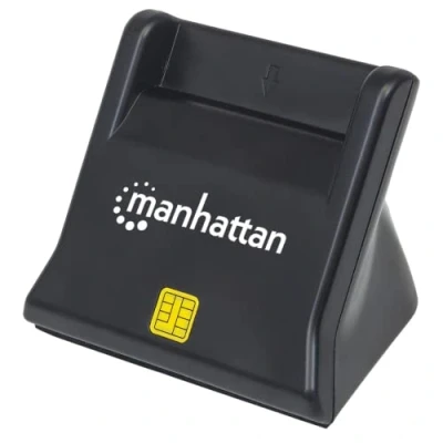 Afbeelding van Manhattan 102025 USB Smartcard/SIM Chipkaartlezer