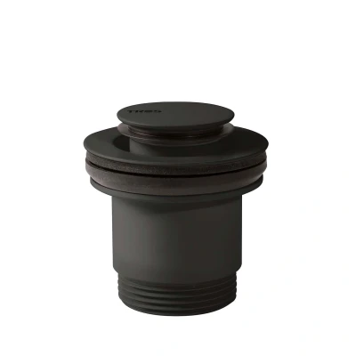 Afbeelding van Afvoerplug Tres Complementos Clickwaste Stop 4 cm Mat Zwart