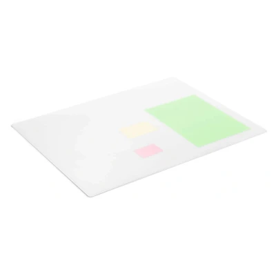 Afbeelding van Durable schrijfonderlegger met siergroef, PP, ft 650 x 500 mm, transparant wit