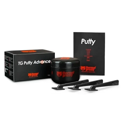 Afbeelding van Thermal Grizzly TG Putty Advance 100 Gram Elektrisch Niet geleidende Thermische voor GPU Modding en Pad Vervanging