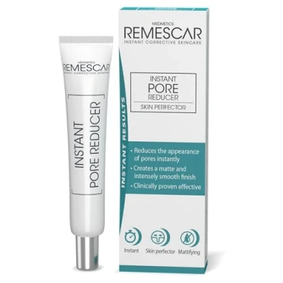 Afbeelding van Remescar Directe poriënverkleiner Gezichtsprimer Huidperfectionator Vermindert onmiddellijk de zichtbaarheid van poriën Gladde matte afwerking Klinisch bewezen poriënminimaliserend serum