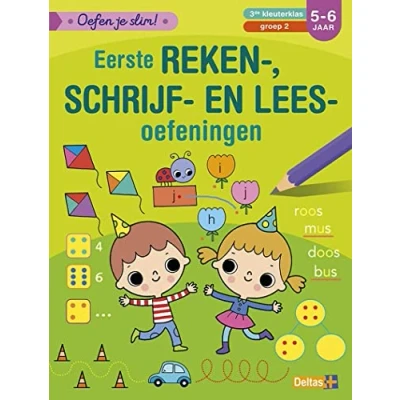 Afbeelding van Deltas Oefen je slim! Eerste reken , schrijf en leesoefeningen (5 6 j.)