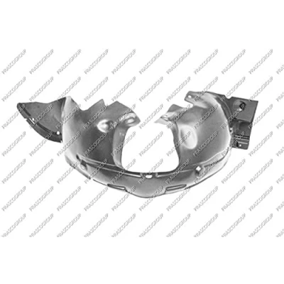 Afbeelding van PRASCO PG0113604 Binnenspatscherm Links voor PEUGEOT: 206+ Hatchback (2L, 2M) 1.4 HDi eco 70, i, 1.1 2009 2013
