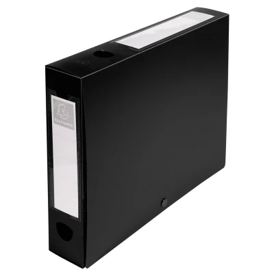Afbeelding van Klasseerdoos PP opaa k rug 60mm zwart per 10