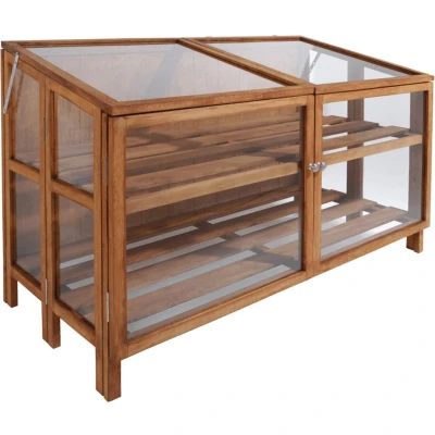 Afbeelding van Kweekkas Esschert Design Hardhout Breed