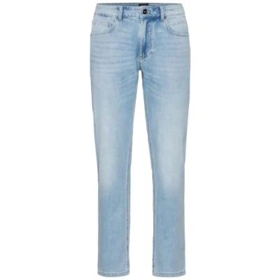 Afbeelding van camel active Straight leg jeans, Heren, Maat: 31x30, Bleach blue