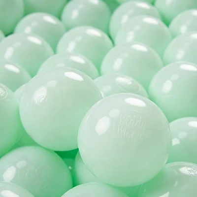 Afbeelding van KiddyMoon Plastic Ballen Voor Kinderen Ø 7 Cm Kleurig Gecertificerd Gemakt In EU, Munt,700