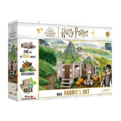 Afbeelding van Trefl Brick Trick Harry Potter: Hagrid&#039;s Hut Bouwen met Stenen, Hut, EKO Stenen Bouwen, DIY, 240 Herbruikbaar, voor kinderen vanaf 7 jaar