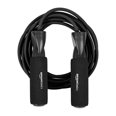 Afbeelding van Amazon Basics Springtouw, standaard, 3 m lang en cm dik, zwart