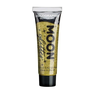 Afbeelding van Moon Creations Glitter Makeup Holographic Fine Gel Goudkleurig