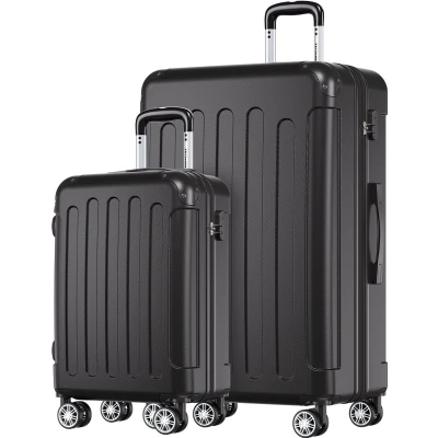 Afbeelding van TRVLMORE Kofferset 2 Delig Reiskoffer Set 38L Handbagage + 110L Ruimbagage Zwart