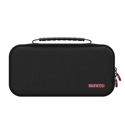 Afbeelding van Skull &amp; Co. Maxcarry Case Lite for Nintendo Switch Portable Hard Shell Protective Travel Carrying with Storage Console, GripCase Accessories (Black)
