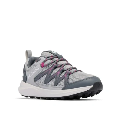 Afbeelding van Columbia Youth Peakfreak RUSH Unisex Outdoorschoenen voor kinderen, Maat: 35, Steam/fuchsia Leer en textiel