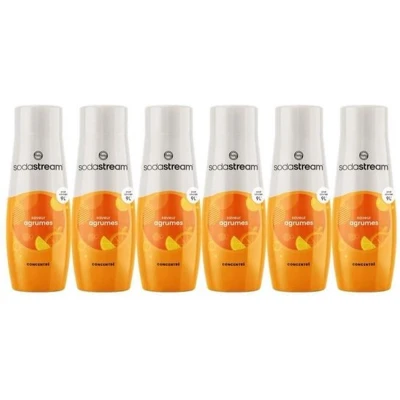 Afbeelding van Set van 6 SODASTREAM CITRUS smaakconcentraten 440 ml