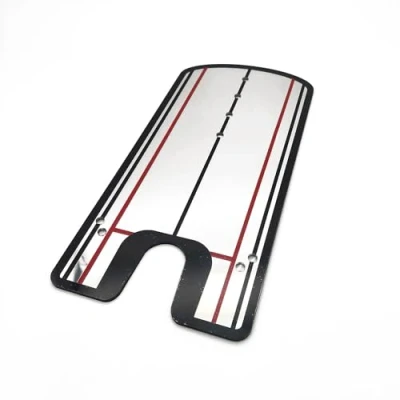 Afbeelding van Golf Putting Alignment Spiegel, Draagbare Practice Trainer, Trainer Eye Line Oefen Uw Tool 14,5 cm x 30