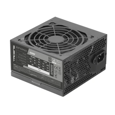 Afbeelding van Tacens Anima APB650, PC ATX Voeding 650W, 80Plus Bronze Certificaat, 85% Efficiëntie, SMD en DC Technologieën, Ultra stille 12cm Ventilator, Extra Lange Platte Kabels, Zwart