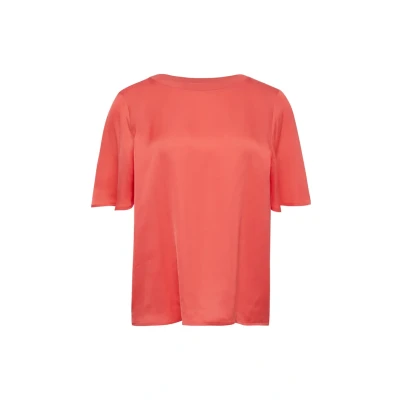 Afbeelding van comma Tshirt basic, Dames, Maat: 34, Koralle