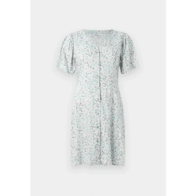 Afbeelding van ONLY Onlevida S/S Short NOOS Jurk, Dames, Maat: XS, Gray mist