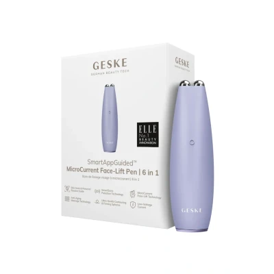 Afbeelding van GESKE SmartAppGuided™ MicroCurrent Face Lift Pen 6 in 1 Tools voor huidverzorging Anti aging apparaat Facelift Jonge huid zonder rimpels Gezichtsapparaat