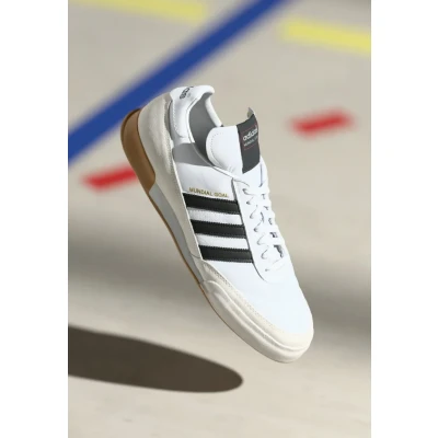 Afbeelding van adidas Performance Mundial GOAL Zaalvoetbalschoenen, Heren, Maat: 44, Core black/footwear white Leer en imitatieleer