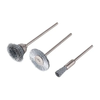 Afbeelding van Wolfcraft 2114000 Staaldraad miniborstelset 3 delig stuk(s)