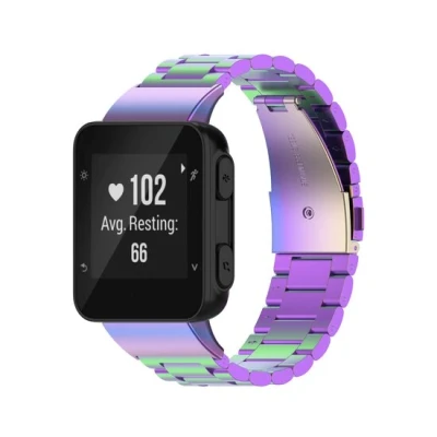 Afbeelding van Stalen schakelband Multicolor Garmin Forerunner 35 / 30