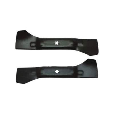 Afbeelding van 2 x 53,5 cm (42&quot;) gazontractormessenset voor MTD/Gutbrod/Yard Man/Fleurelle 742 04024 en 04080 04081/742 0670A 0671A rechts + links