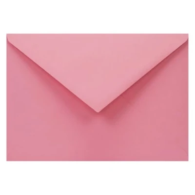 Afbeelding van Netuno 100 gerecyclede enveloppen roze DIN C6 114x 162 mm 110g Woodstock Rosa gekleurde voor uitnodigingskaarten bruiloft verjaardag Kerst Pasen