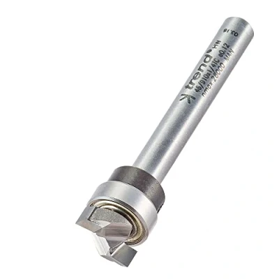 Afbeelding van Trend Professionele geleide profiler, 12,7 mm diameter x 4 gesneden, 1/4 inch schacht, 1/2 lager, wolfraamcarbide getipt, 46/910X1/4TC